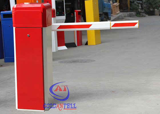 Entrance And Exit Boom Barrier Gate , Cold Steel Intelligent Car Barrier Gate