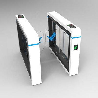 Sports Exhibition Gym Automatic Entrance Turnstiles With RFID Card QR Code Fingerprint