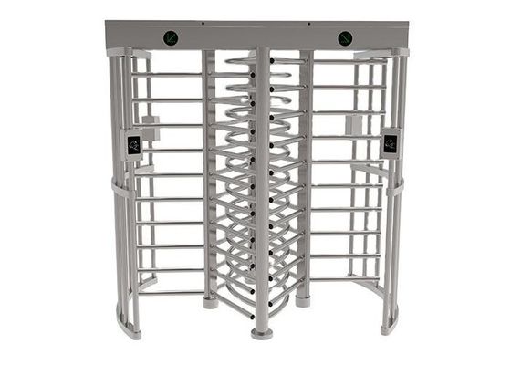 Pedestrian Bidirectional Full Height Turnstile Gate RFID Card / Fingerprint Access Control