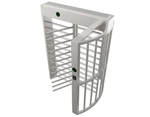 IP62 Outdoor Anti Rust Access Control Turnstile Gate Stainless Steel Full Height