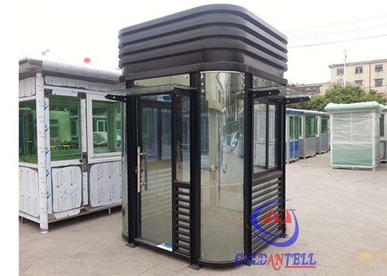 Stainless Steel modular kiosk , Guard House Layout Container Shop