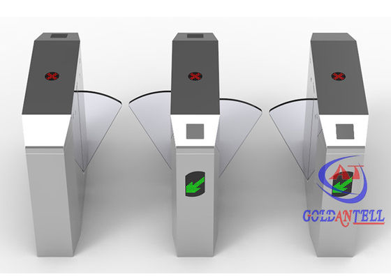 Access Control Face Recognition Turnstile Waterproof Outdoor With Barcode Scanner