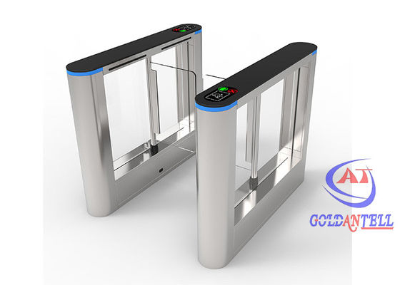 Intelligent QR Code Reader Barrier Swing Gate Face Scanner Pedestrian Channel Barrier