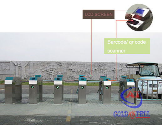 Mechanism Access Control Turnstile Tripod Turnstile Gate Barcode Reader Entrance And Exit
