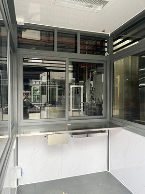 Portable Security Guard Booths , Outdoor House Stainless Steel Guard