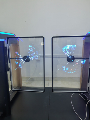 304 SS Fast Speed Gate Turnstile For Secure And Access Control High Speed 35-40 Person Per Minute With Advertising Door