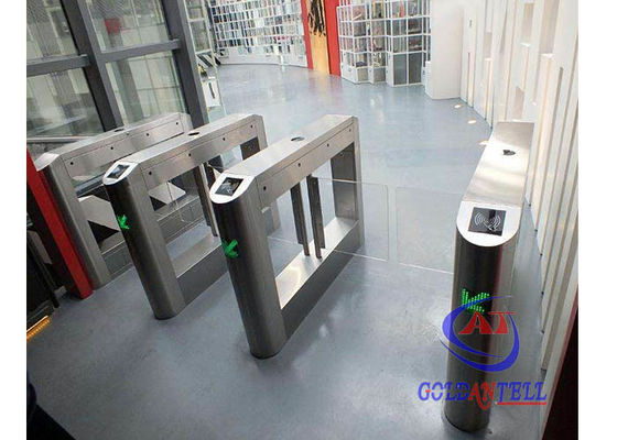 Waist Height Swing Gate Turnstile 90CM Wide Comfortable Free Pass Library Tap Cards Access