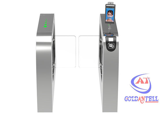High Security Half Height Turnstiles Anti Tail With Face Recognition Camera Finger Print