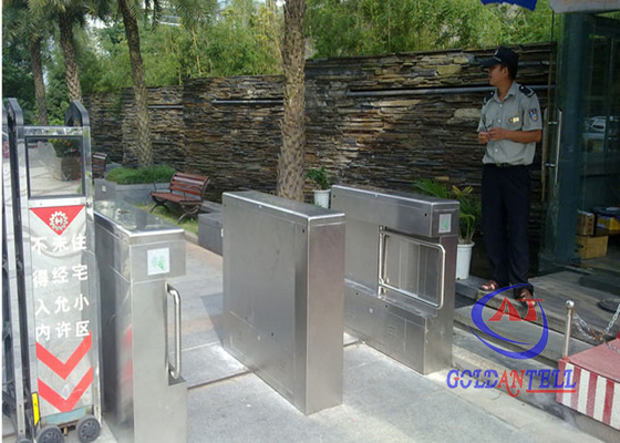 Water proof stainless Swing Barrier Gate , Swimming Hall swing arm barrier