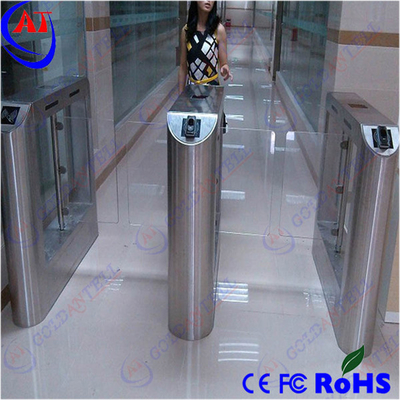 Sliding Baffle security turnstiles with alarming equipment and direction indicating