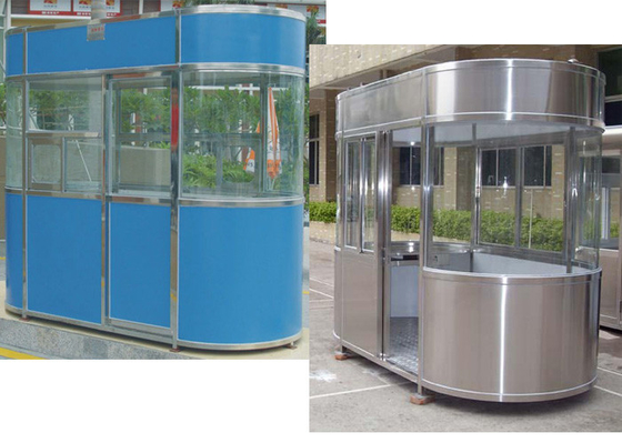 Επαγγελματική Prefab φρουράς δομή χάλυβα σπιτιών υπαίθρια αδιάβροχη