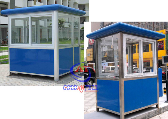 Θερμικό μονωμένο προκατασκευασμένο δωμάτιο φρουράς ασφάλειας με τις συναρμολογήσεις ηλεκτρικής ενέργειας