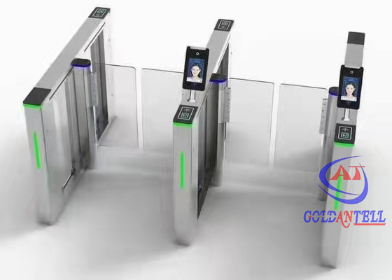 Buzzer Alarm Fastlane Turnstiles Brushless Servo Motor Scanner Fingerprint Scanner for Office
