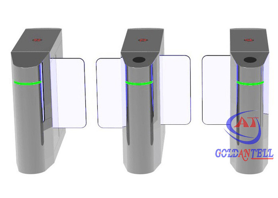 Γρήγορη περασμάτων RFID ασφάλειας περιστροφικών πυλών πυλών αβούρτσιστη αναγνώριση προσώπου μηχανών βιομετρική