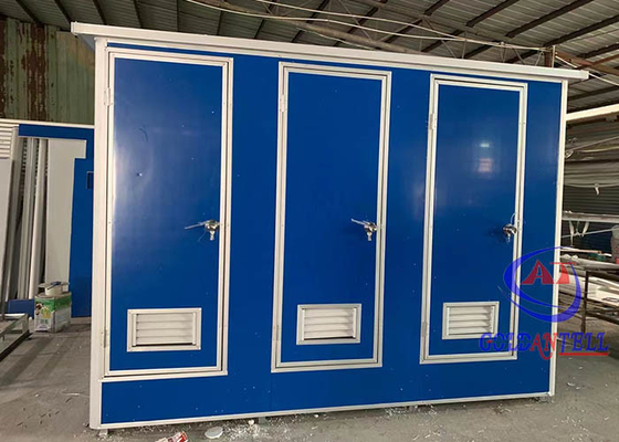 1.1 X 3,0 X 2,3 μέτρων τριών ατόμων τουαλετών ντους θάλαμος εισιτηρίων δωματίων κινητός υπαίθριος
