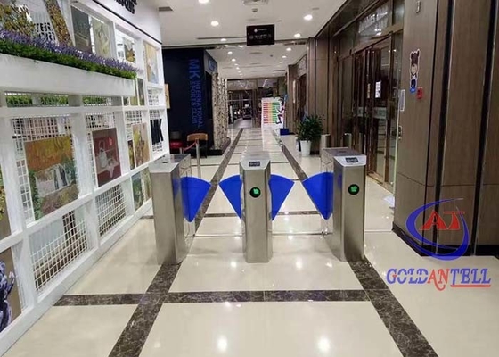 1 σε 1 έξω αυτόματο πέρασμα υψηλής ταχύτητας πυλών περιστροφικών πυλών ελέγχου προσπέλασης εμποδίων NFC χτυπημάτων