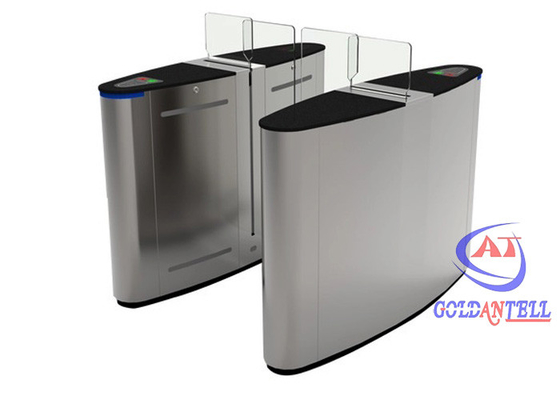 304 ανοξείδωτο χάλυβα Flap Barrier Gate Security Door Mechanism Rs485 δακτυλικό αποτύπωμα