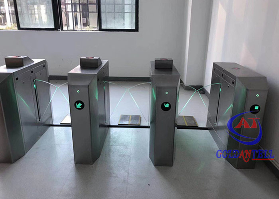 Εγκρίθηκε από το CE RFID Gate Reader Flap Barrier Gate Access Control System Security Turnstiles Gate