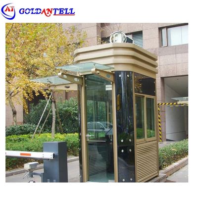 30 to 60 degrees Celsius Round Security Booth Compact Modular Guard House Designed for Easy Installation and Maintenance