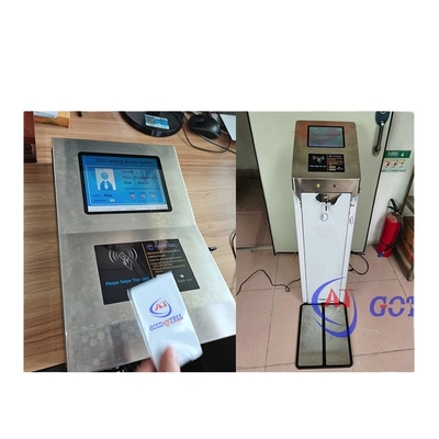 Πύλη ESD με αναγνώστη κάρτας RFID 8 ιντσών Ελέγχος ταινίας καρπού με οθόνη
