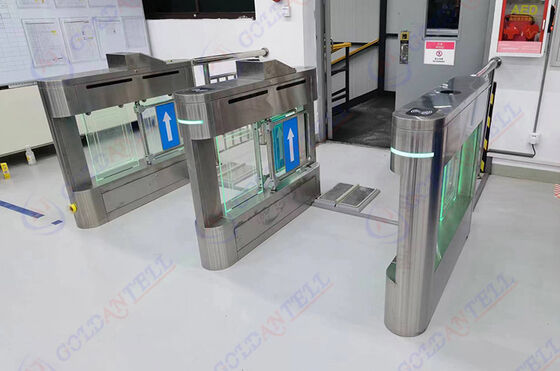 Office Fast Access Control Smart Hotel Remote Control Entrance Automatic Swing Barrier Baffle Gate Turnstile