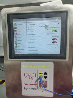 8 ιντσών οθόνη Esd Tester με βραχιόλι ιμάντα υποδήματα αντιστατικό δοκιμαστή για το εργαστήριο και το εργοστάσιο
