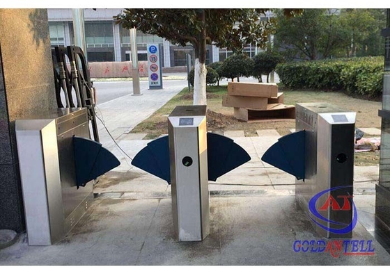 αυτόματα οπτικά διπλά φτερά ελέγχου πλήθους πυλών εμποδίων εισόδων καναλιών 900mm ευρέα