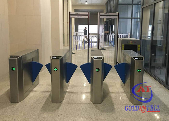 IP54 αδιάβροχη για τους πεζούς πύλη εμποδίων εισόδων ασφάλειας με Ditector των αυτόματων οδηγήσεων RFID