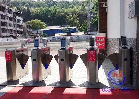 Πύλη εμποδίων χτυπημάτων αναγνώρισης RFID προσώπου υψηλής ασφαλείας