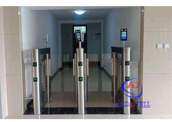 RS485 πλήρης περιστροφική πύλη πυλών ταλάντευσης εμποδίων γυαλιού ύψους