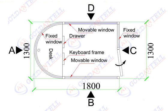 40ft Sentry Box Philippines Prefab Container House
