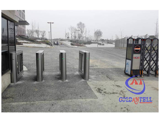 Ευφυής κώδικας 3 περιστροφικών πυλών QR βισμουθίου κατευθυντικός περιστροφική πύλη δακτυλικών αποτυπωμάτων παρόδων
