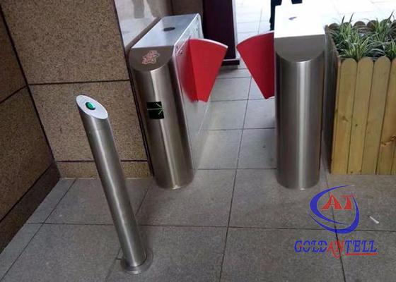 Περιστροφική πύλη γυμναστικής κουμπιών ώθησης ελέγχου προσπέλασης με το δακτυλικό αποτύπωμα αναγνώρισης RFID προσώπου