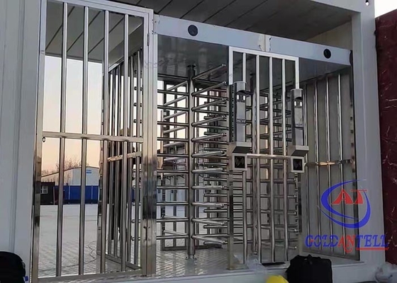 Πλήρης πύλη εμποδίων ασφάλειας κώδικα RFID δακτυλικών αποτυπωμάτων QR πυλών περιστροφικών πυλών ύψους ελέγχου προσπέλασης