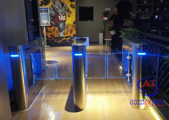 Υψηλός RFID περιστροφικών πυλών πυλών ταλάντευσης ασφάλειας γυμναστικής έλεγχος προσπέλασης μέσης