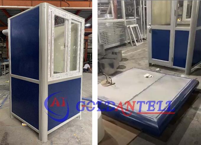 Φορητό παράθυρο 2M Prefab σπίτι εύκαμπτα 0 φρουράς ασφάλειας χάλυβα