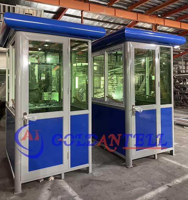 Φορητό παράθυρο 2M Prefab σπίτι εύκαμπτο 1 φρουράς ασφάλειας χάλυβα
