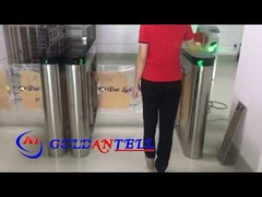 GAT-686 Speed gate swing barrier gate ενσωματωμένη τόσο με QR code barcode όσο και με RFID card reader