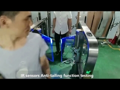 GAT-621 Slim σχεδιασμός QR κωδικός NFC κάρτα ελέγχου εισόδου ταχύτητας πεζών πύλες rfid γρήγορα για γυμναστήριο