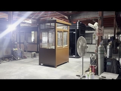 Χρωματικό χάλυβα πλήρως εξοπλισμένο ολοκληρωμένο περίπτερο εισιτηρίων με προσαρμόσιμο σχέδιο και χρώμα