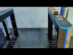 Μοναδικό σχέδιο με ενσωματωμένη κάμερα και Android 8 ιντσών αναγνώριση προσώπου υψηλής ταχύτητας συρόμενη πύλη