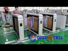 GAT-622 Προσαρμοσμένο χρώμα λευκό swing στροφείο ταχύτητας πύλη δι-κατευθύνσεων