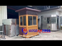 Σχήμα ατσάλινης δομής Ασφαλιστική καμπίνα προσαρμοσμένο μέγεθος και χρώμα θερμομόνωση φιλικό προς το περιβάλλον