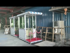 Υπαίθριο Κινητό Περίπτερο Φύλαξης Ασφαλείας από Ανοξείδωτο Χάλυβα Αδιάβροχο